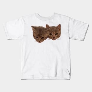 Baby Baxter and Jelly Bean - Cute Kittens Kids T-Shirt